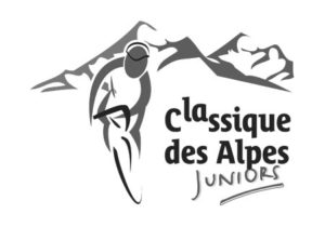 Logo en noir et blanc de la Classique des Alpes (cyclisme) dont la chaudronnerie Marmonier est le sponsor